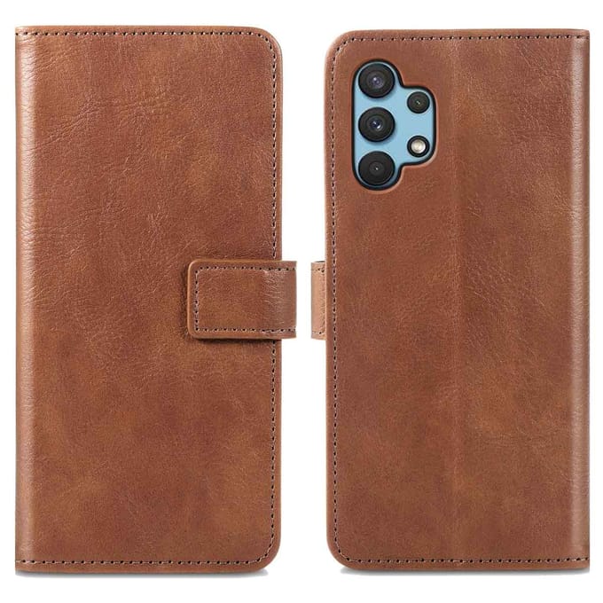 imoshion Hoesje - Geschikt voor Samsung Galaxy A32 (4G) - Luxe Bookcase - Bruin