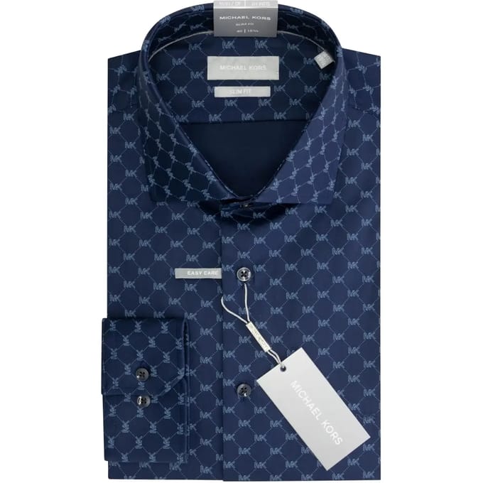 Slim fit overhemd Michael Kors MK Diamond