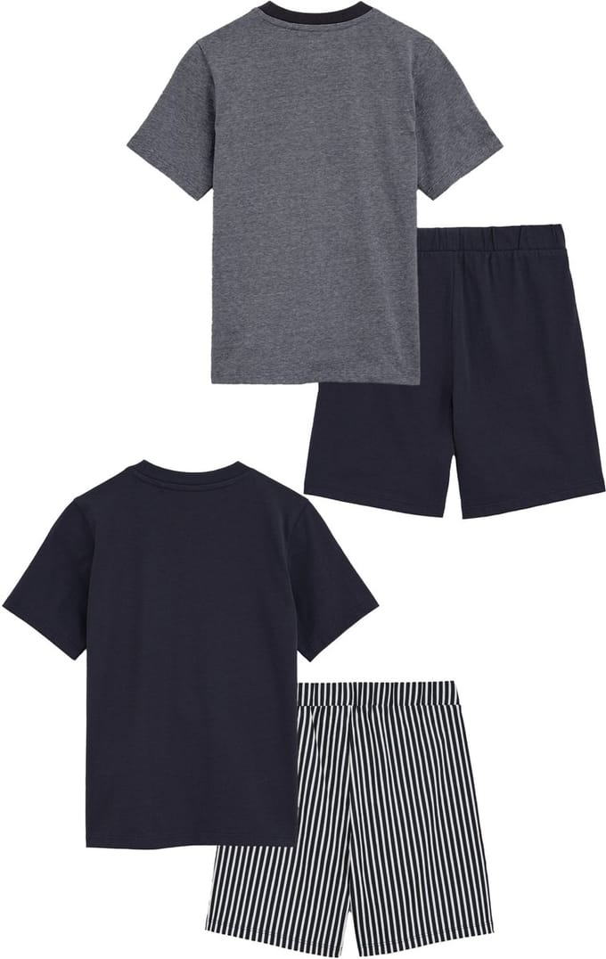 WE Fashion Jongens shortama, 2-pack