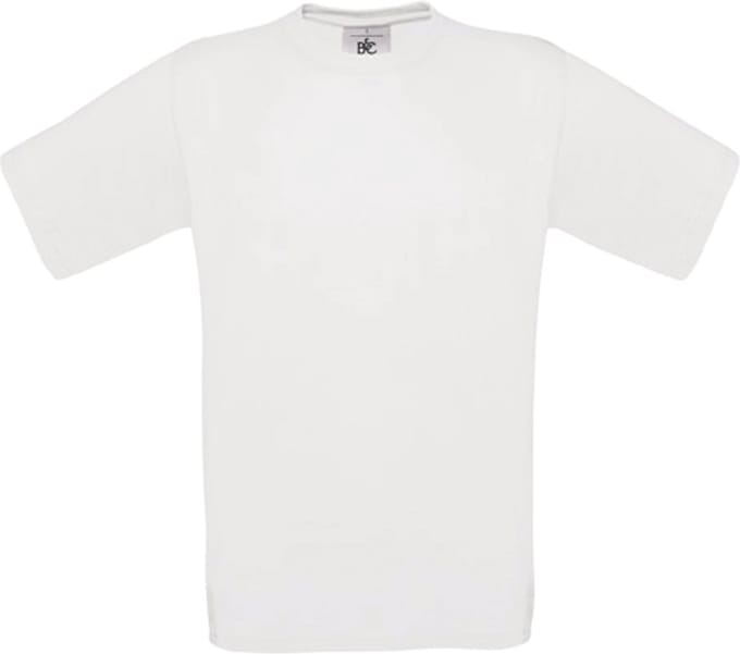 B&C Exact 150 Kids CG149 - White - 7/8 Y (7/8 ans)