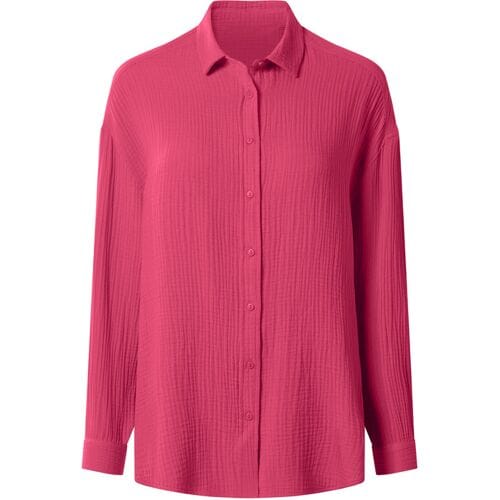 ESMARA Dames mousseline blouse (Roze, S (36/38))