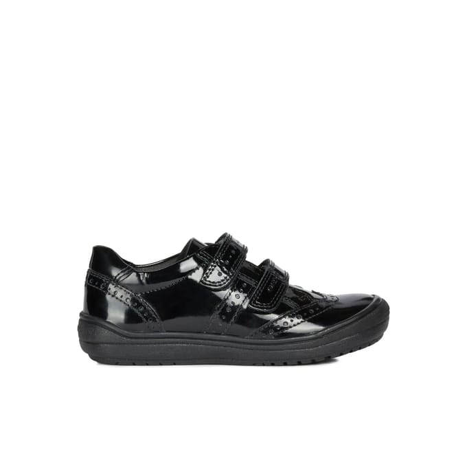 GEOX HADRIEL MEISJES Veterschoenen - ZWART