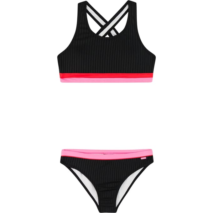 Protest PRTYvette JR - Bikini set Meisjes - Normale pasvorm - Uitneembare vulling - Zwart