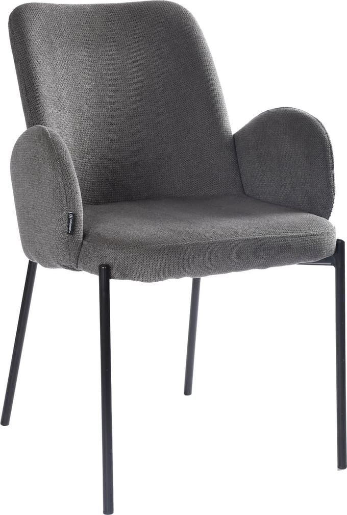 ExitoDesign GUSTO - Eetkamerstoel - Ciemny Szary - Tapijt - Ergonomisch Ontwerp