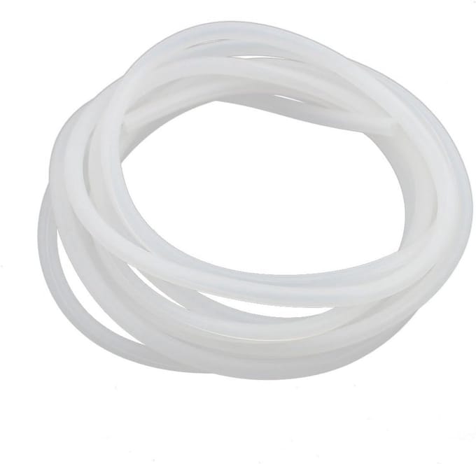Flexibele Hoge Temperatuur Siliconen Slang 2mm x 4mm Transparant per Meter