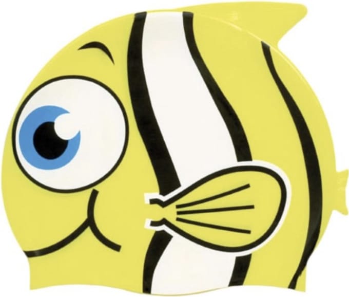 Beco kinder badmuts Siliconen - Dierenmotief - Geel