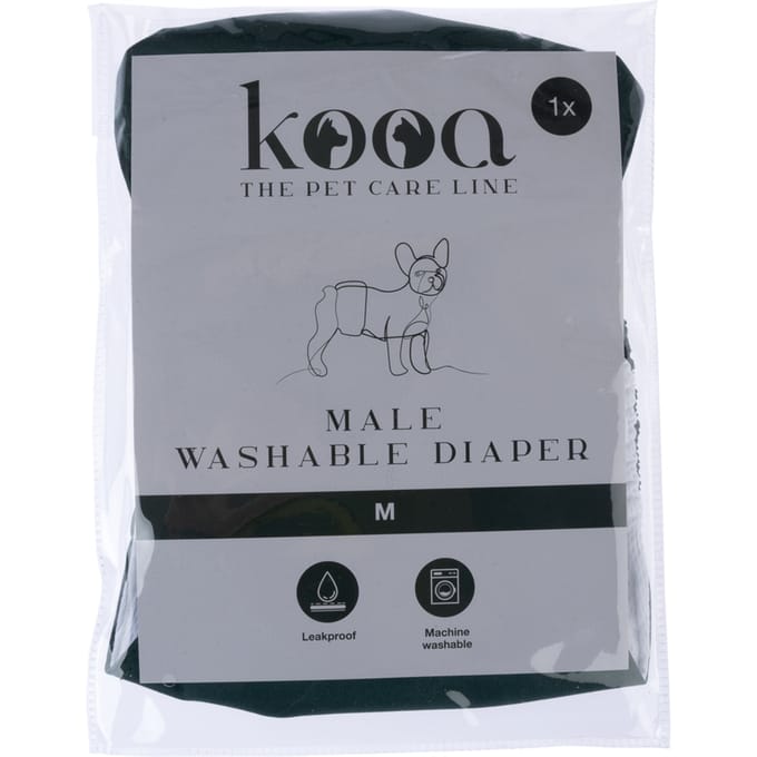 kooa Wasbare Luier voor Reuen in maat M Hond