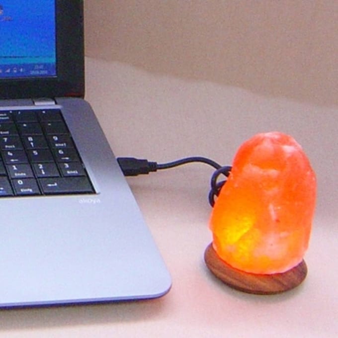 Wagner Life LED zoutlamp Compus met USB voor computer&Laptop