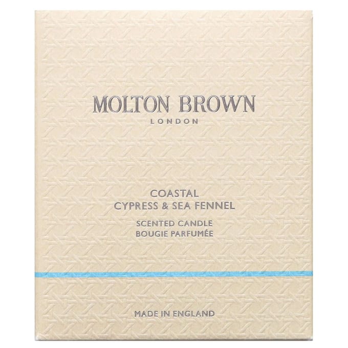 Molton Brown Home Fragrance Coastal Cypress & Sea Fennel Scented Candle Geurkaars