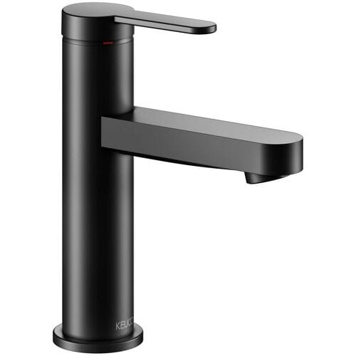 Keuco IXMO Flat Black Selection single lever basin mixer 100 without pop-up waste 59502373100