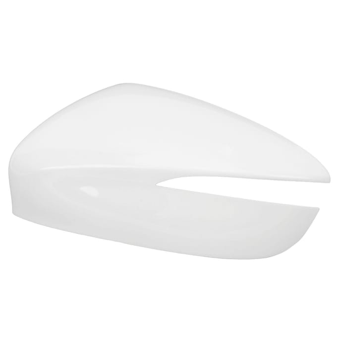Cache de rétroviseur latéral extérieur Cache de rétroviseur extérieur Remplacement pour Mazda CX‑3 2015‑2019 Blanc non peint Left white