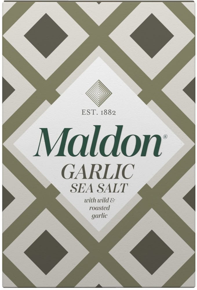 Maldon Zeezout Flakes Knoflook 100g