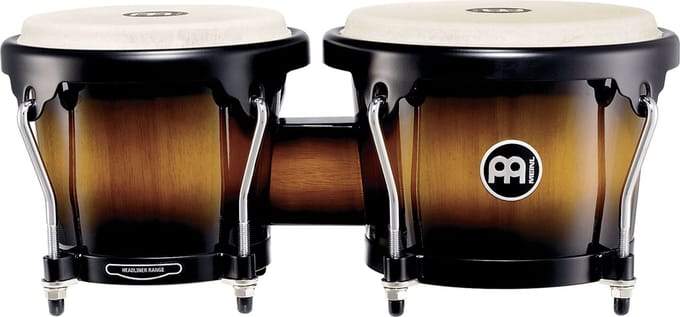 Meinl HB100VSB Headliner Series Wood Bongos Vintage Sunburst bongos
