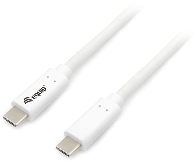 Equip 128365 USB-kabel USB 3.2 Gen 1 (3.1 Gen 1) 0,5 m USB C Wit