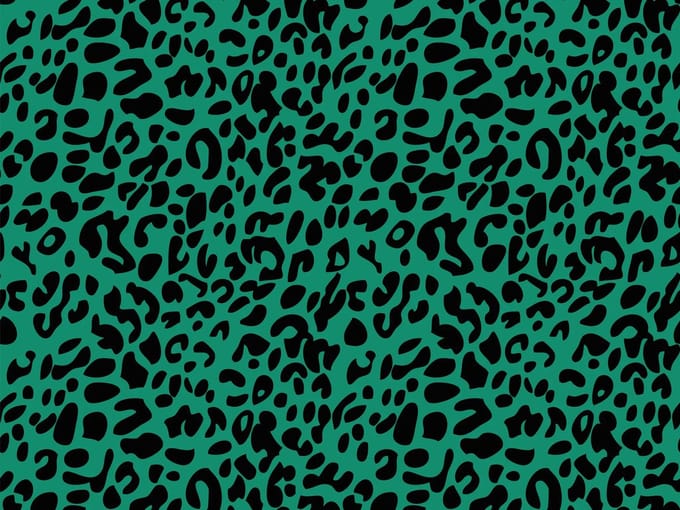 Vinyl | Vinyl | vloerkleed | Leo. Green | 90x120 cm