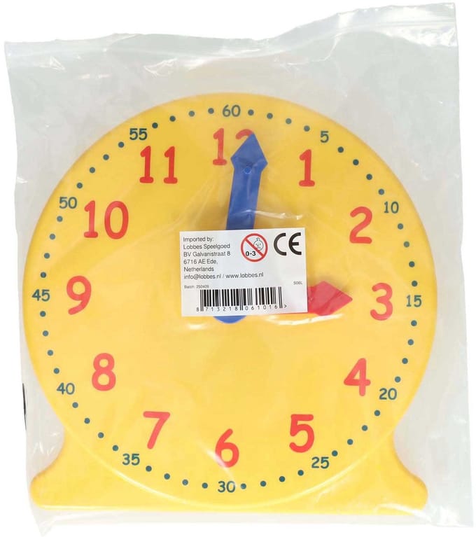 Leren Klokkijken - 30cm