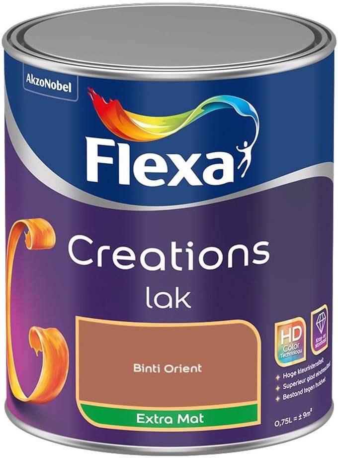 Flexa - Creations Lak Extra Mat - Binti Orient - Mengverf - 750 Ml