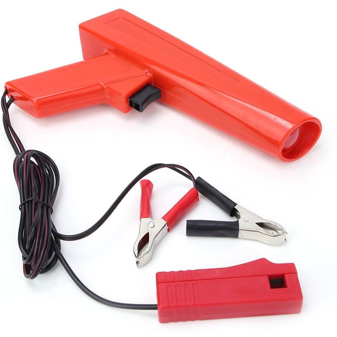 Auto Motorfiets Motor Ontstekingstijdstip Pistool Tester Inductief Xenon Timing Licht red