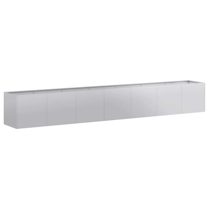 vidaXL - Plantenbak - 280x40x40 - cm - gegalvaniseerd - staal