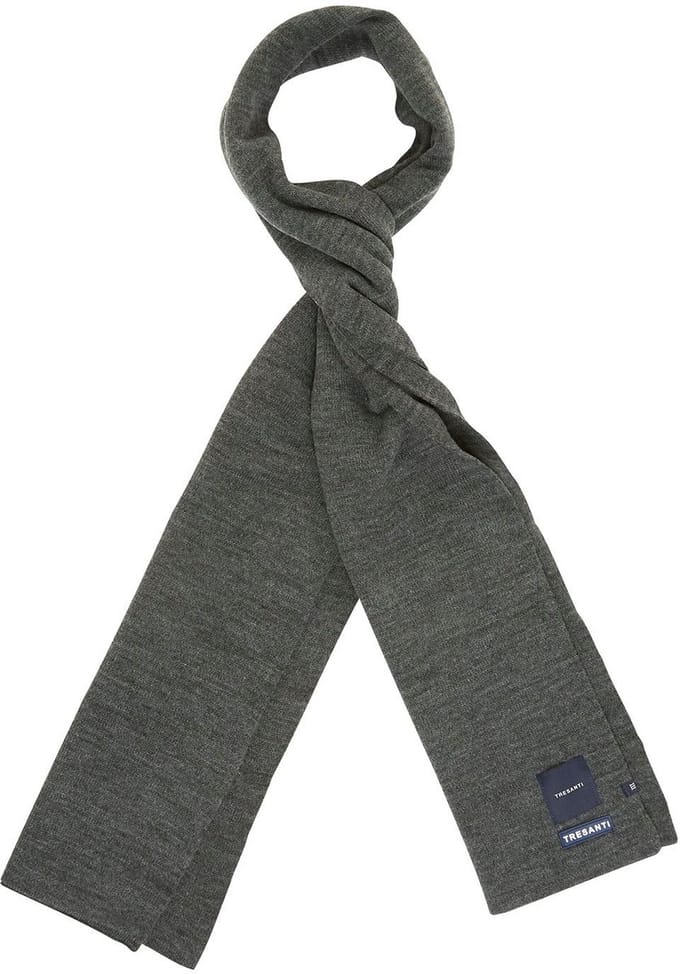 EAN Fine knitted scarf with TRESANTI logo Anthracite (TRSCFE115 - 202)
