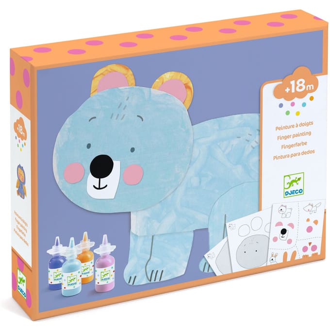 DJECO knutselset vingerverf messy fun 18 mnd+