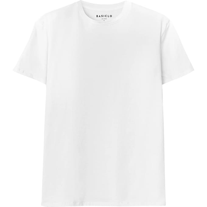 High Weight Premium Crew Neck T-shirt WIT