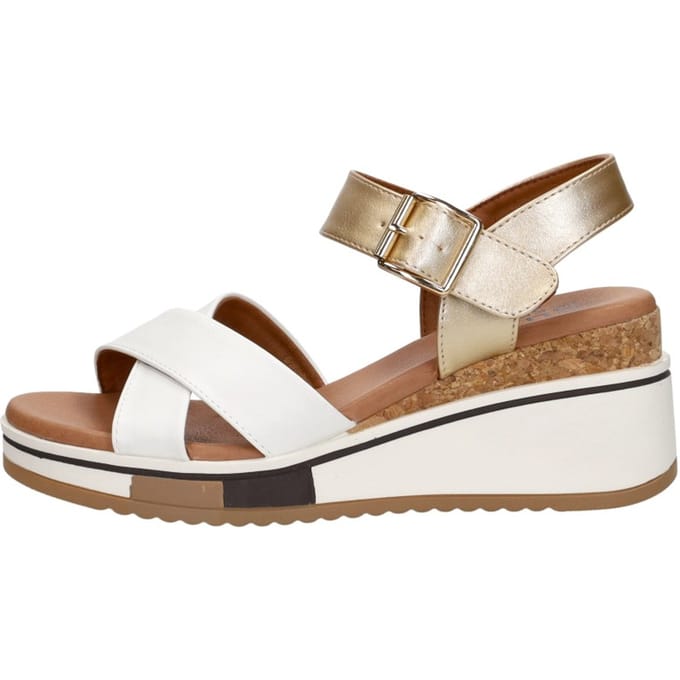 SUB55 Sandalen Hak Sandalen Hak - Goudkleur - Maat 38