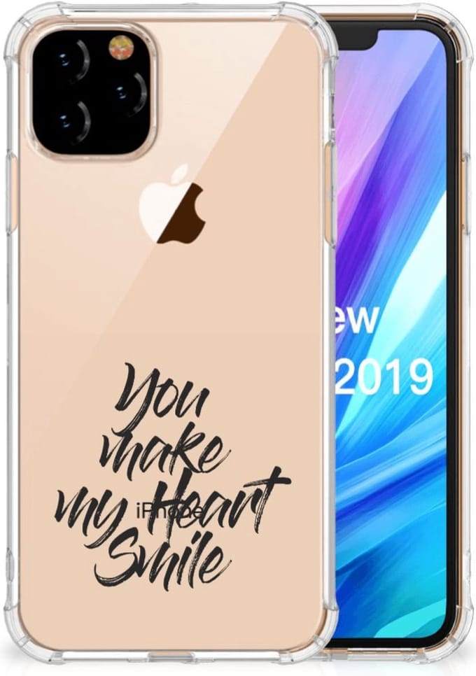 Apple iPhone 11 Pro Telefoonhoesje met tekst Heart Smile