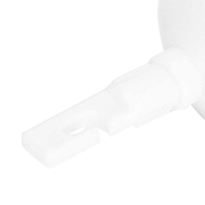 Accessoire de remplacement d'embout de canne de type crochet pour canne de marche pour aveugle white