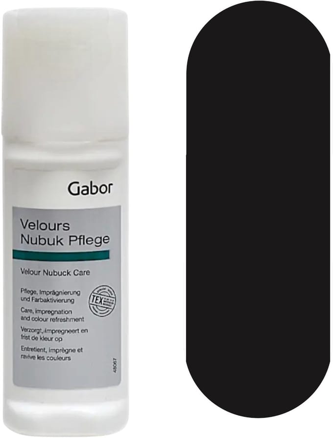Gabor Nubuck + Textile Flacon - 047 Zwart - 75ml