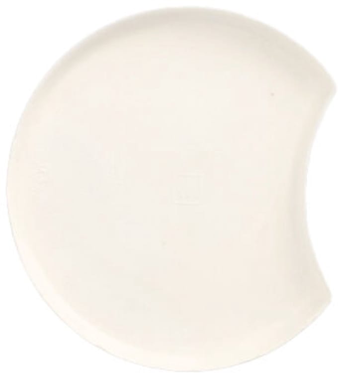 100 Borden Suikerriet pure halve maan Ø 12 cm · 1 cm wit Cella