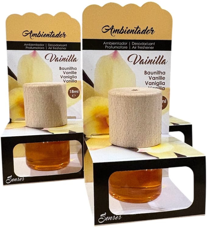 4x Luchtverfrisser Vanille (18 ml)