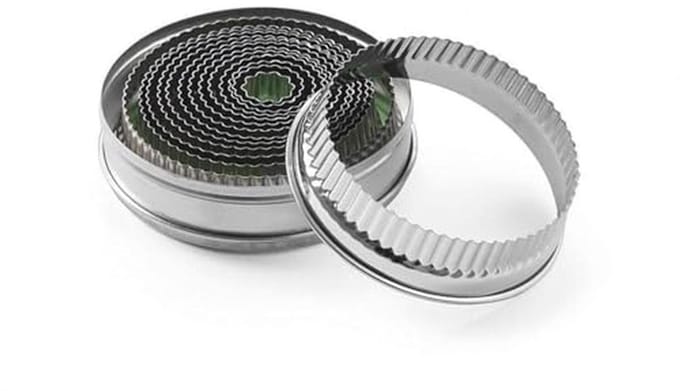 Cutter set met kartelrand - (H)35 mm, diametro 18-108 mm