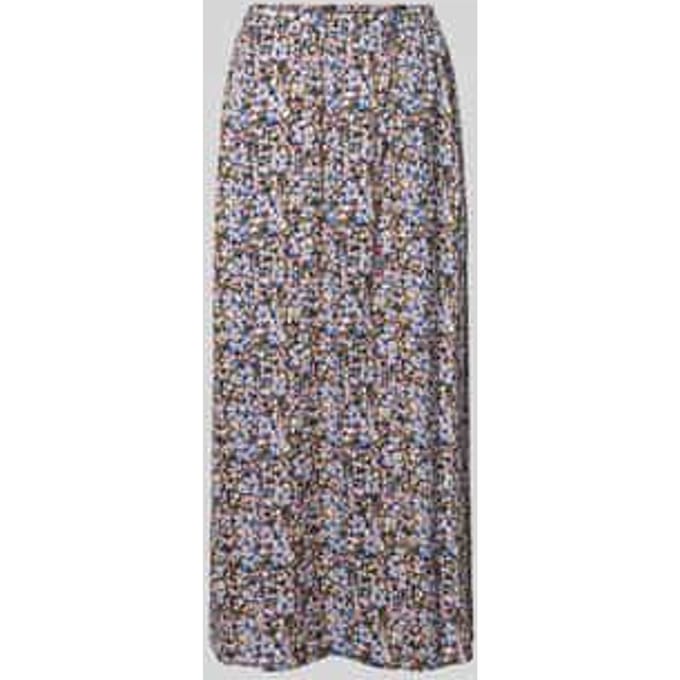 Uitlopende maxirok van pure viscose model 'EASY JOY'