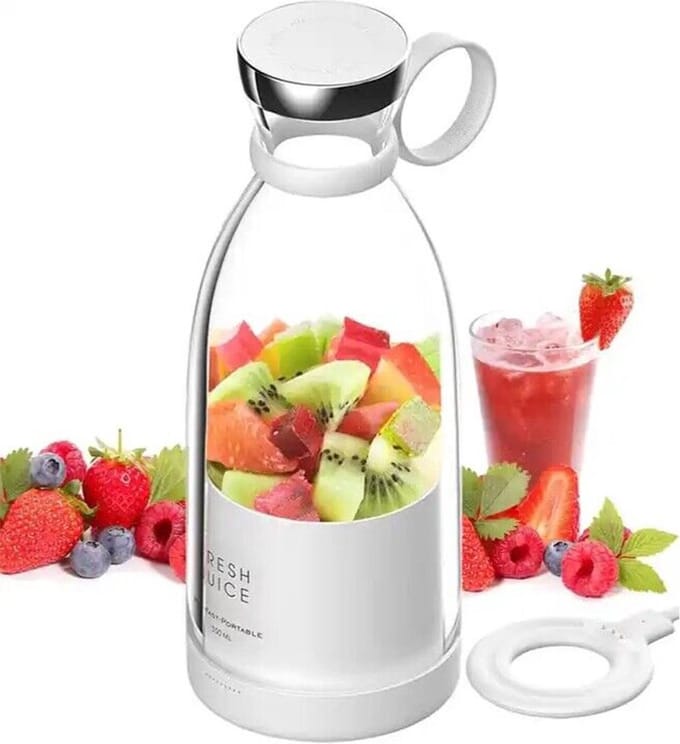 Home & Marker - Blender To Go - Draagbare Blender - Mini Blender - Wit - JUCIFY