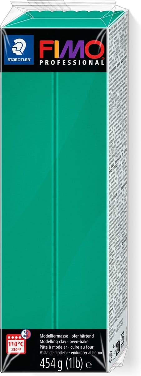 FIMO professional boetseerklei 454 g primair groen