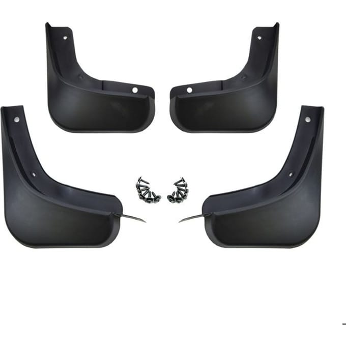 Bavettes garde-boue - NORME - Suzuki SX4 S-Cross - 4 pièces - Résistantes - ABS noir