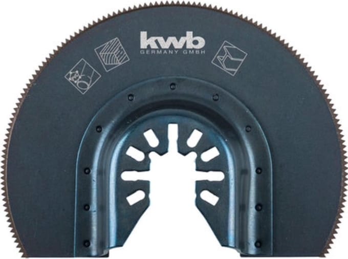 KWB Invalzaagblad, halfrond, HSS - 709440