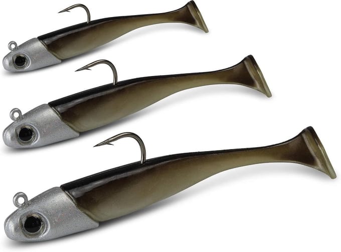 Set van 3 Rubberen Vis Kunstaas Jigs voor Snoek, Baars & Forel - Realistisch en Trillend