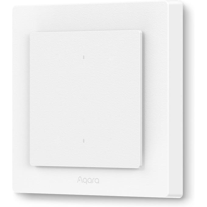 Aqara Light Switch H2 EU (2 Buttons, 1 Channel) - Wit