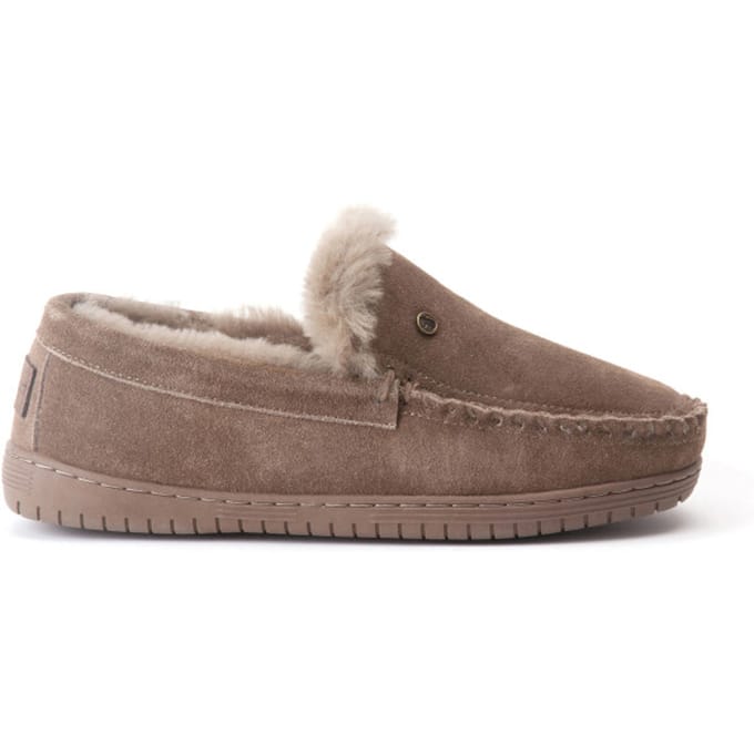 Warmbat Grizzly Suede Heren Sloffen - Bruin
