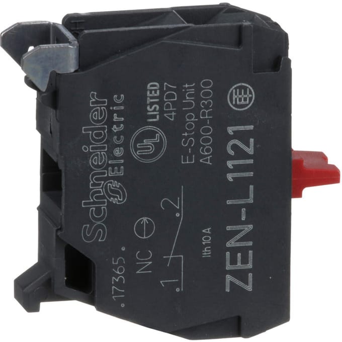 Schneider Electric Harmony XAL NC Contactblok - ZENL1121 [2 Stuks]