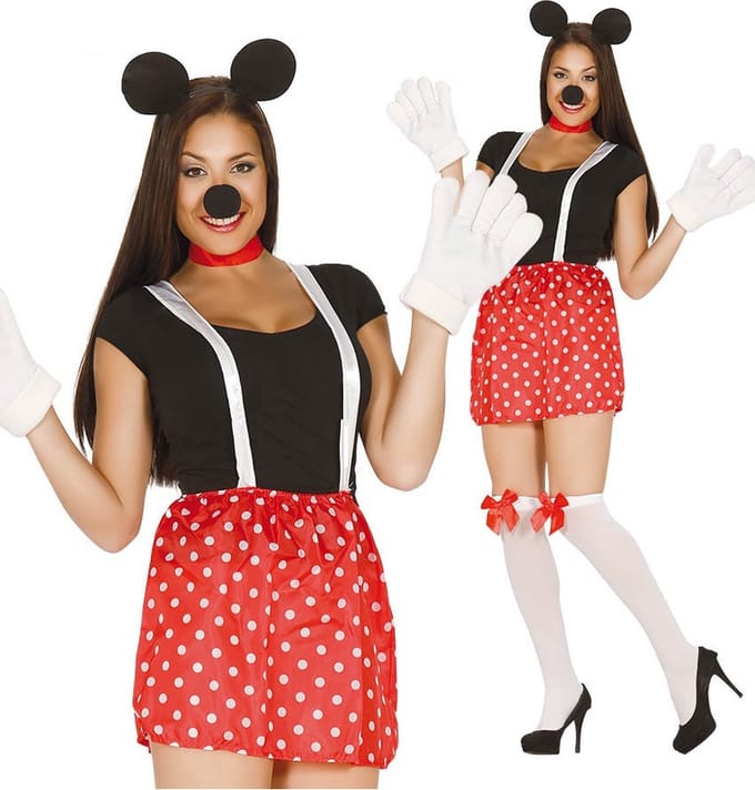 Fiestas Guirca - Mouse set - meisjes - Carnavalskleding - Carnaval - carnavalskleding 2027 - Carnaval kostuum