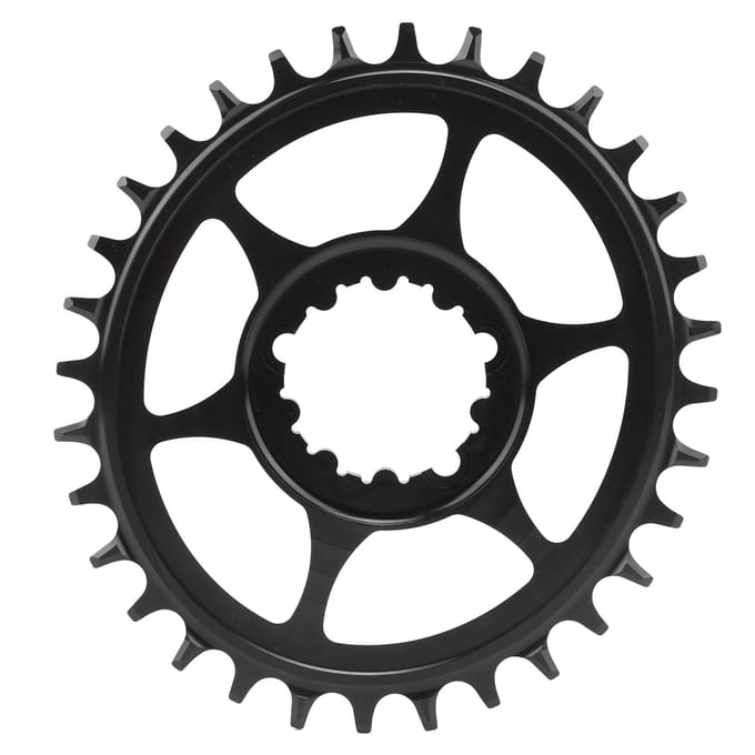Mountainbike Positieve en Negatieve Tanden Geïntegreerd 32T Ovaal Blad Eagle Tooth Ontwerp 3mm black