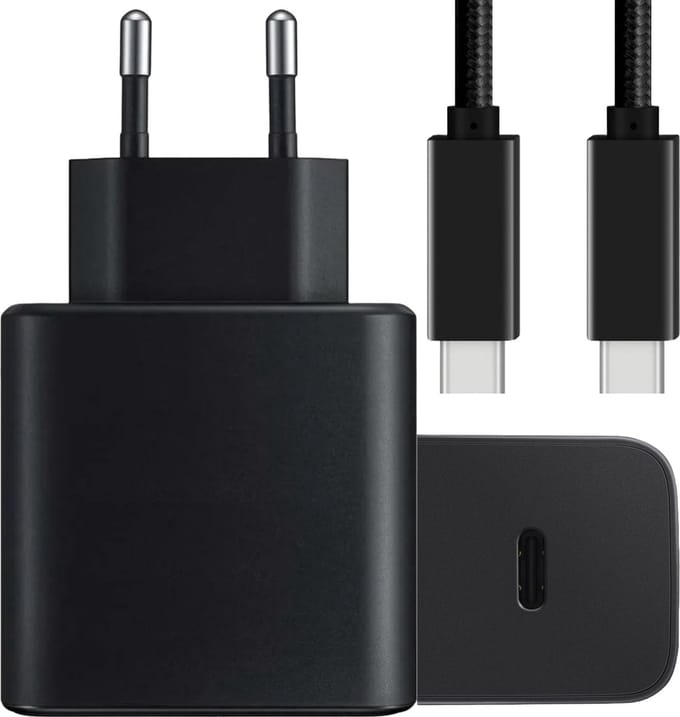 45W Snellader Adapter met 1 Meter USB-C Kabel - GaN Technologie