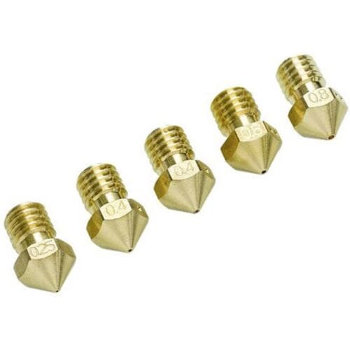 UltiMaker Ultimaker gemengd Nozzle Pack Geschikt voor: Ultimaker 2+, Ultimaker 2 Extended+ UM2+ Nozzle Pack 0.25 2x0.40 0.60 0.80 9528