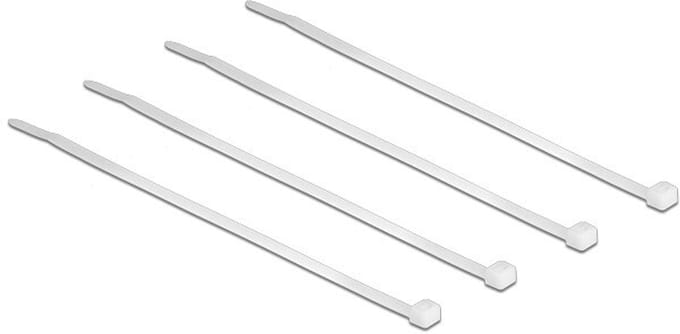 Kabelbindingen transparant l 200 x w 3,6 mm 100 stuks