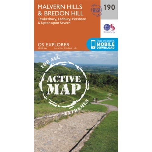 Malvern Hills And Bredon Hill - Ordnance Survey