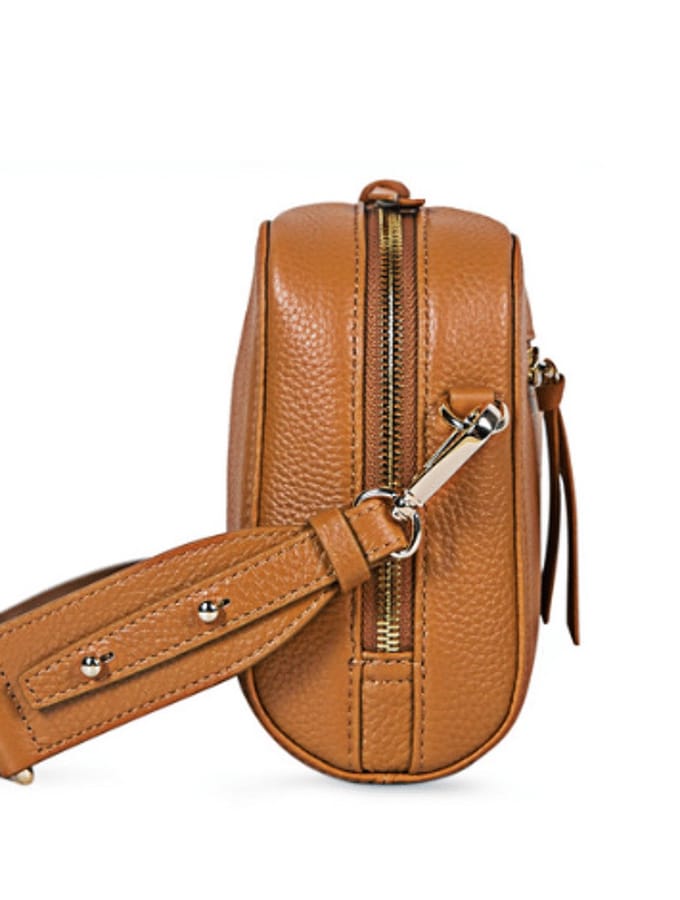 Crinkles Dameshandtas Caramel | Camel | Maat: One Size
