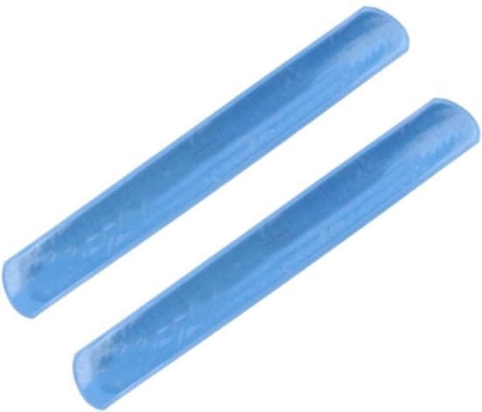 Klaparmband Licht Blauw 22 Cm | 2 stuks